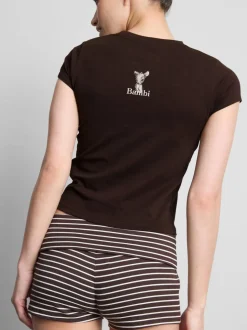 Top de pijama gráfico corto de Bambi de Disney