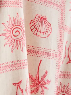 Top de tirantes de pijama con escote pico y azulejos