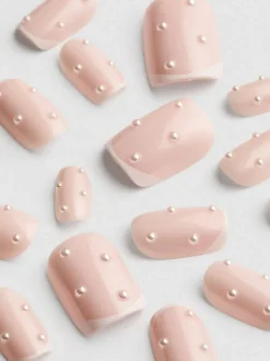 Uñas cuadradas cortas efecto gel de PS… Pro