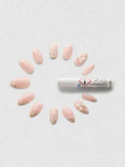 Uñas postizas brillantes puntiagudas de PS…