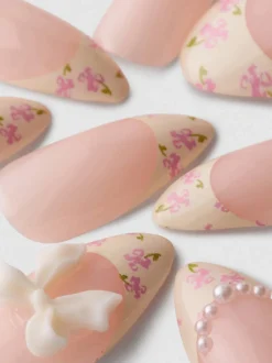 Uñas postizas brillantes puntiagudas de PS…