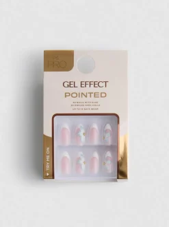 Uñas postizas puntiagudas efecto gel de PS… Pro