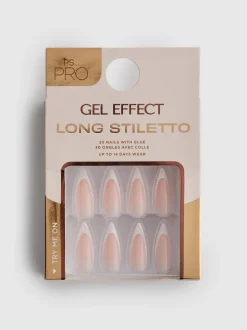 Uñas postizas puntiagudas efecto gel de PS… Pro