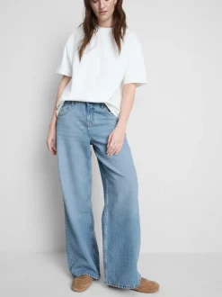 Vaqueros de pernera recta de algodón de The Edit