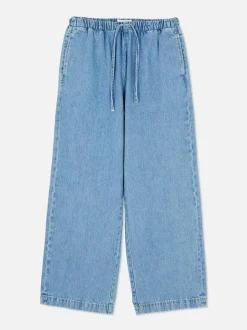 Vaqueros estilo jogger de talle medio