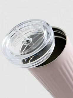 Vaso acanalado para bebidas heladas