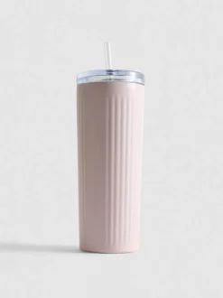 Vaso acanalado para bebidas heladas