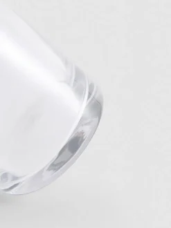 Vaso de vidrio bajo