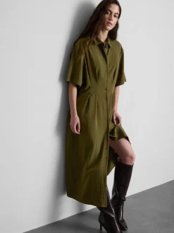 Vestido camisero midi