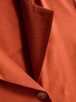 Vestido camisero midi con cinturón