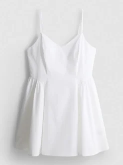 Vestido corto con corsé estructurado