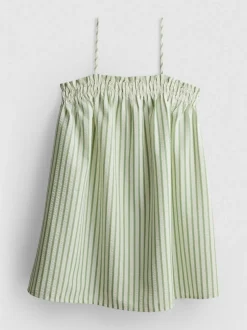 Vestido corto con vuelo de sirsaca