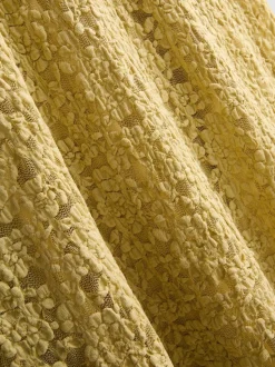 Vestido largo de encaje elástico