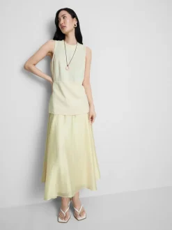 Vestido midi con péplum a capas de The Edit