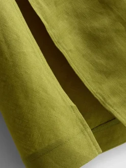 Vestido midi sin mangas de lino de The Edit