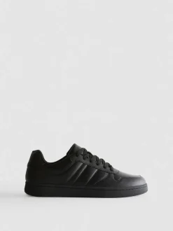 Zapatillas con paneles y cordones