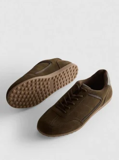 Zapatillas de antelina con cordones de The Edit