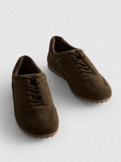 Zapatillas de antelina con cordones de The Edit