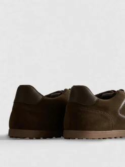 Zapatillas de antelina con cordones de The Edit
