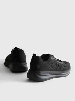 Zapatillas de punto con cordones