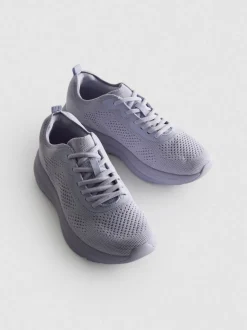 Zapatillas de punto con cordones