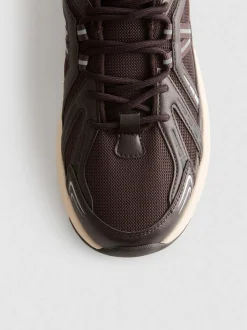Zapatillas retro multipanel