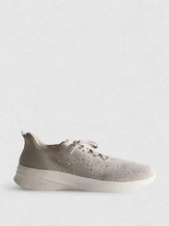 Zapatillas sin cordones con detalle de strass