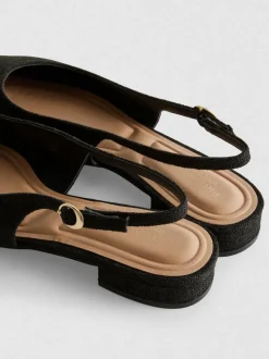 Zapatos destalonados en punta